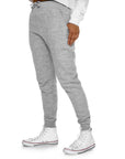 Saucy Unlimited Black Logo Heather Gray Premium Fleece Joggers