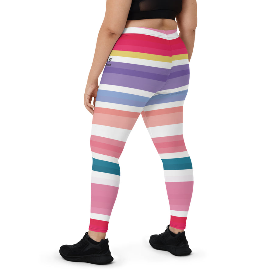 Saucy Unlimited colorful Stripes Leggings