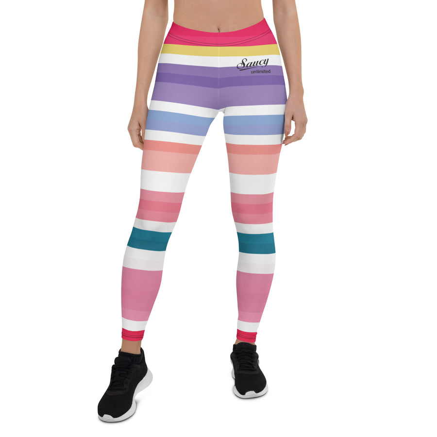 Saucy Unlimited colorful Stripes Leggings