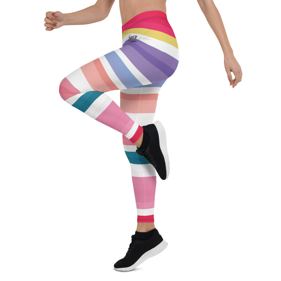 Saucy Unlimited colorful Stripes Leggings