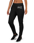 Saucy Unlimited White Logo Black Jogger Pants