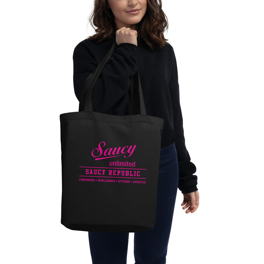 Saucy Unlimited Pink Republic Flag Tote