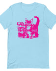 Saucy Unlimited Two Pink Cats Women's T-Shirt
